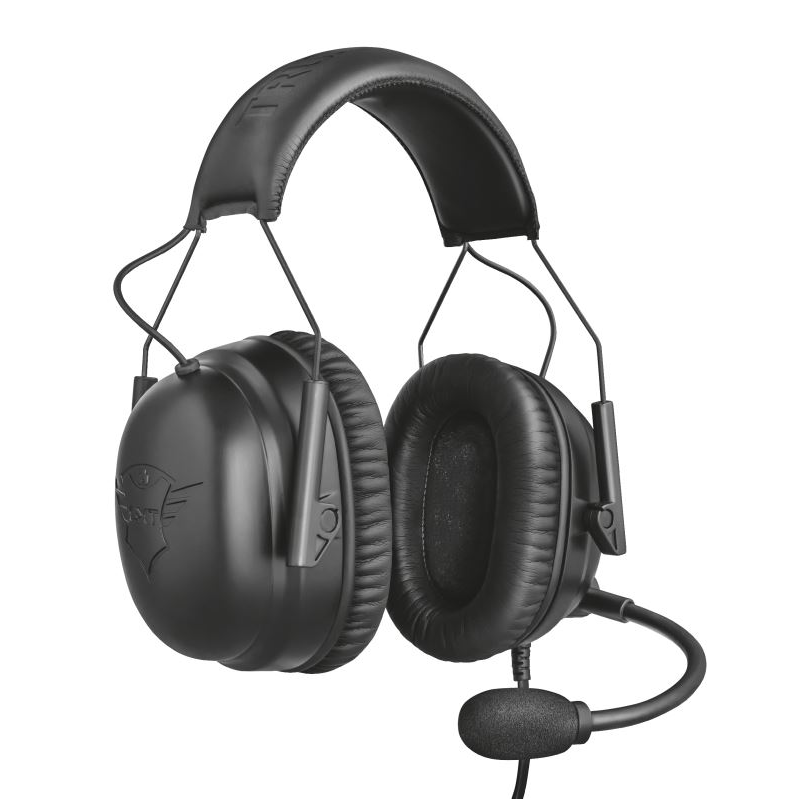 Trust GXT 444 Wayman Pro gamer headset fekete (23248) (Trust 23248)-0